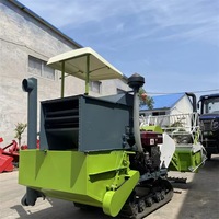 Moissonneuse-batteuse à chenilles pour riz, blé et céréales, pour terres agricoles