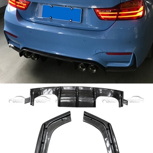 กันชนหลังรถคาร์บอนแบบ V ครีบฉลามกันชนคาร์บอนสำหรับ BMW F80 M3 F82ชุดตัว M4 F83 - Product Image 3