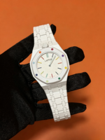 Montre mécanique automatique de luxe haut de gamme pour homme, étanche, avec réserve de marche, aiguilles lumineuses de haute qualité et bracelet en céramique