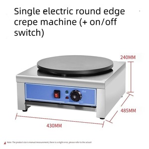 Machine de fabrication de crêpes <span class=keywords><strong>professionnelle</strong></span> à gaz électrique <span class=keywords><strong>double</strong></span> antiadhésive à vendre - Product Image 3