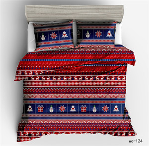Cartone animato con striscia di Natale all'ingrosso 3 pz 100% poliestere stampa digitale 3D trapunta Set biancheria da letto singola tra cui copripiumino - Product Image 5