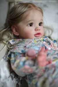 Lifereborn boneka seperti hidup terlahir kembali balita gadis bayi lembut boneka mainan 24 ''Reborn De <span class=keywords><strong>Silicon</strong></span> dengan tubuh katun untuk anak perempuan hadiah - Product Image 3