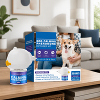 Diffuseur de phéromones apaisantes pour animaux de compagnie en forme de canard 48 ml, recharge pour chien et chat 48 ml
