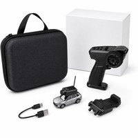 Kit de voiture télécommandée Hobbi Grade RC avec caméra 1:64, voiture télécommandée avec caméra WiFi 720P, voiture jouet avec étui de rangement pour enfants, cadeau pour garçons