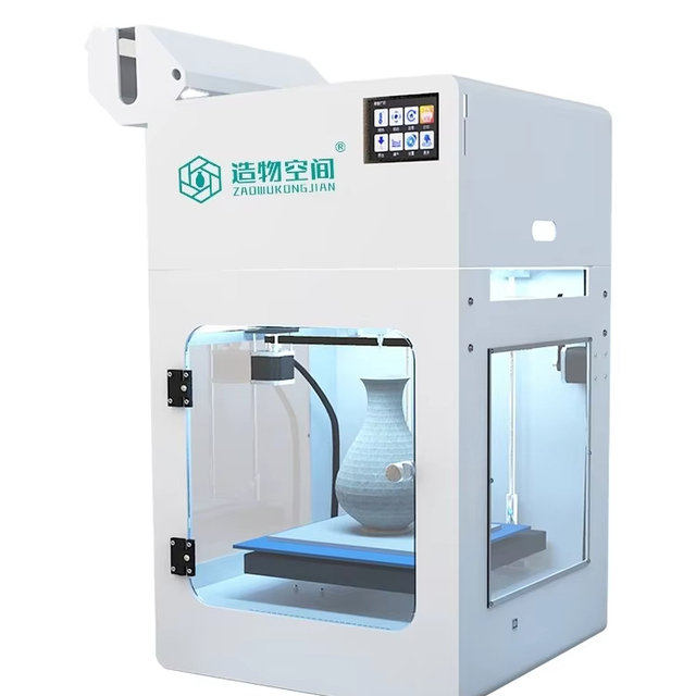 Multi-Material Clay 3D Printer-Automatic New-1 Year Warranty-Ceramic Resin Compatible-300x300x400mm Build Size-Creation Space
