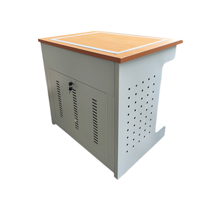 Equipo de muebles educativos para la escuela Escritorio de <span class=keywords><strong>atril</strong></span> multimedia <span class=keywords><strong>Mesa</strong></span> de exhibición de salto automático con cerradura de seguridad - Product Image 4