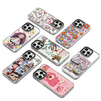2025 mode Labubu mignon dessin animé Anti-goutte IMD Laser TPU PC étuis pour téléphone portable pour iPhone 12 16 Pro Max pour Samsung S24 S25Ultra