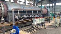 Horno de Biochar, Horno Rotatorio de Carbonización Continua para Línea de Producción de Carbón Vegetal a partir de Cáscara de Coco