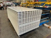 工业建筑用50mm 75mm 100mm金属墙夹芯板防火隔音隔热防水板