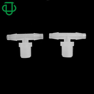 Raccords en T de type T filetés mâle 1/4 NPT de haute qualité, en plastique PP, pour tuyauterie de fluides à usage médical - Product Image 3