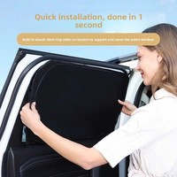 Rideaux latéraux pare-soleil avec couverture d'intimité complète pour Tesla Model Y Juniper Protection solaire