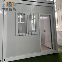 Fabricant chinois de maisons préfabriquées mobiles de luxe en acier, panneaux sandwich, 20 pieds, conteneur démontable, maison à structure plate, design moderne