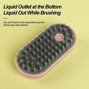 Cepillo de Baño <span class=keywords><strong>para</strong></span> Perros con Dispensador de Champú y Masajeador, Cepillo de Ducha <span class=keywords><strong>para</strong></span> Lavar y Masajear <span class=keywords><strong>Cachorros</strong></span> y Gatos de <span class=keywords><strong>Pelo</strong></span> <span class=keywords><strong>Corto</strong></span> - Product Image 6