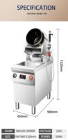 Máquina de Cocina Robótica Semikron de Doble Cabezal y Cabezal Único para GNL/GLP, 110V/220V, Automática, Tipo Wok, para Cocina Industrial