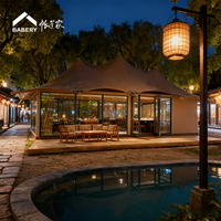 BABERY Lodge de Glamping de Luxe Style Marocain, Suite Intégrée à Structure en Acier pour Projet Hôtelier Touristique Éco-responsable