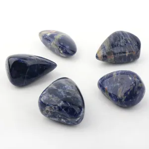 Harga Grosir Pabrik Batu Alami Sodalit Kristal Batu Lipat Batu Palem Biru untuk Dijual