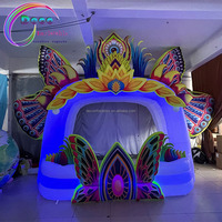 Kiosque gonflable pour dj, papillon, décoration de scène, à vendre