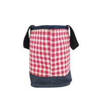 Sac isotherme en toile à la mode personnalisable Isolation thermique réutilisable en feuille d'aluminium pour le transport du déjeuner