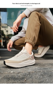 Zapatillas deportivas unisex de marca EU y Rusia, extra anchas, transpirables, cómodas, flexibles, con cordones, para correr, con empeine alto, para pies anchos, ampliadas, informales. - Product Image 5