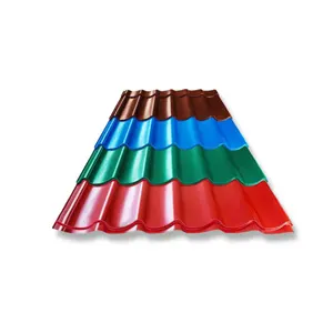 Color Coated Sheet Corrugated Roofing Sheets Galvanized Steel Sheet For Roof Construction