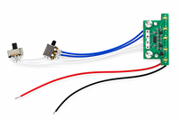 Carte de contrôle pour mini-réfrigérateur personnalisée KY, carte de circuit imprimé FR4 pour panneau d'interrupteur LED de réfrigérateur, OEM ODM PCBA