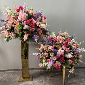 MILE - Centros de Mesa de Flores Artificiales de Seda Sintética Coloridas, Arreglos Florales para Decoración de Bodas, Fiestas y Hogar - Product Image 3