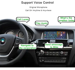 NBT sistem multimedya Video arayüzü x3 2011 Carplay BMW F10 F11 F20 F30 F31 2013-2018 için