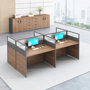 Hiện đại Modular bàn văn phòng bàn làm việc <span class=keywords><strong>cubicle</strong></span> Modular 4 6 chỗ ngồi người Bàn Mở nhân viên Máy Trạm cho nội thất văn phòng - Product Image 4
