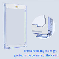 Porte-cartes magnétique en acrylique transparent de haute qualité avec protection UV 35 PT pour cartes de sport, baseball, PTCG, étui pour cartes à collectionner