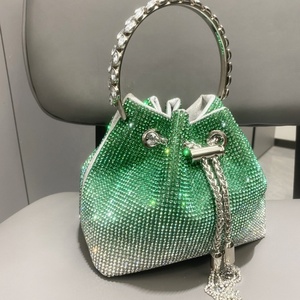 Diamonds Tassel Evening Clutch Bag Party <b>Purse</b> Versatile Bags Bling Crystal Rhinestone Bucket Bag for Women - Product Image 2