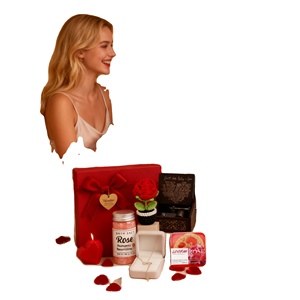 Coffret Cadeau de Luxe Saint-Valentin 2026 avec Collier Spa Rose et Boîte à Musique - Cadeau Romantique Personnalisé pour Femme - Product Image 3