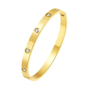 Juego de Brazaletes de Oro de Lujo 2026 con Cristales y Diseño Floral, Elegantes Accesorios para Mujer, Regalo para Fiesta, Joyería de Moda - Product Image 5