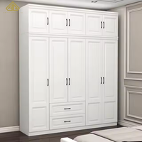 Nouvelle mode de mobilier moderne pour chambre à coucher avec porte armoire coulissante en bois organisateur design vêtements armoire pour meubles de maison