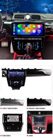 Panneau noir 8G + 128G 12.3 "lecteur DVD de voiture Radio Android 8.8" écran ca écran de climatisation pour Maserati Gt Granturismo 2005-2015