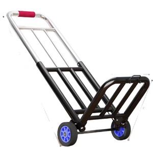 Chariot à main pliable avec roues en caoutchouc, deux roues, pour les courses, le supermarché, le transport, l'utilisation domestique - Product Image 5