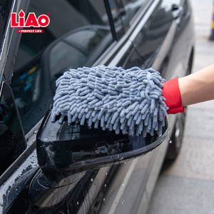 Qianliao — gants anti-poussière en chenille <span class=keywords><strong>microfibre</strong></span>, <span class=keywords><strong>gant</strong></span> de nettoyage ménager et de voiture - Product Image 4
