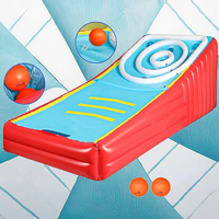 Jeu de balle de score gonflable Jeux de cour de carnaval pour enfants et adultes Jeux d'arcade familiaux de balle géante pour intérieur et extérieur