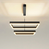 Luminaires suspendus modernes à LED, style nordique, pour cuisine, île, Rectangle, salon, Hall
