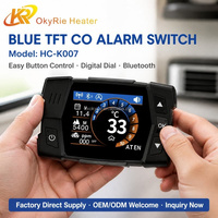 Calentador de Aire Diésel con Alarma de CO, Controlador TFT LCD, Control Remoto Bluetooth, 1-8KW para Calefacción de Estacionamiento, OEM Fábrica OkyRie