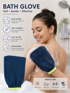 Gants exfoliants en viscose marocaine, gant de gommage Kessa, gant de lavage pour le corps, pour le bain ou la <span class=keywords><strong>douche</strong></span>, pour tous types de peau - Product Image 3