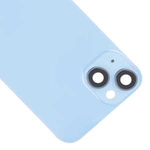 Coque arrière en verre pour iPhone 14 Plus, bleue, compatible avec la charge sans fil - Product Image 4