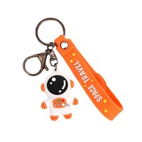 Porte-clés en silicone 3D mignon de dessin animé pour filles, accessoires de décoration pour sacs à main et clés de voiture, cadeau pour enfants, vente en gros