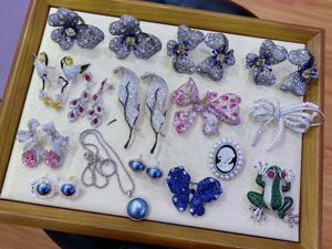 Broche pour femme en argent sterling 925 avec zircon de qualité supérieure 5A, camouflage, bijoux pour mariage, fiançailles, fête et cadeau - Product Image 2