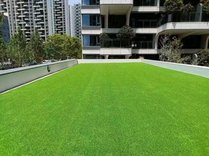 Césped Artificial de 50 mm de Alta Densidad, Césped Sintético para Exteriores, Alfombra Decorativa Verde Realista - Product Image 1