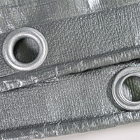 Bâche industrielle robuste en toile émaillée pour la protection des toits et des équipements d'usine