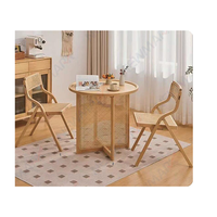 Nouvelle chaise et table en bambou 2024 pour le salon ensemble de chaises de table basse bon design