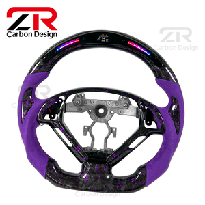 <span class=keywords><strong>Volant</strong></span> de voiture sport en fibre de carbone forgée, personnalisé, avec LED RPM améliorées pour Infiniti <span class=keywords><strong>G25</strong></span> G37 G35 Ex25 Ex35 G37S G37X - Product Image 2