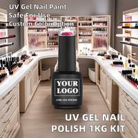 Meilleure Vente : Vernis à Ongles Gel UV 15ml, Style Populaire, Source de Lumière LED pour Nail Art, Logo Personnalisable & Application DIY, Fournisseur d'Usine