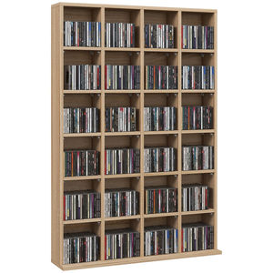 Bibliothèque ouverte moderne à 6 niveaux, élégante étagère en bois multi-compartiments et meuble <span class=keywords><strong>de</strong></span> salon pour CD, livres et <span class=keywords><strong>d</strong></span>écoration intérieure - Product Image 6