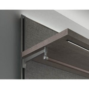Aluminio vertical <span class=keywords><strong>con</strong></span> iluminación LED walk in robe personalizado <span class=keywords><strong>pequeño</strong></span> walk in closet organizadores <span class=keywords><strong>con</strong></span> espejo - Product Image 3